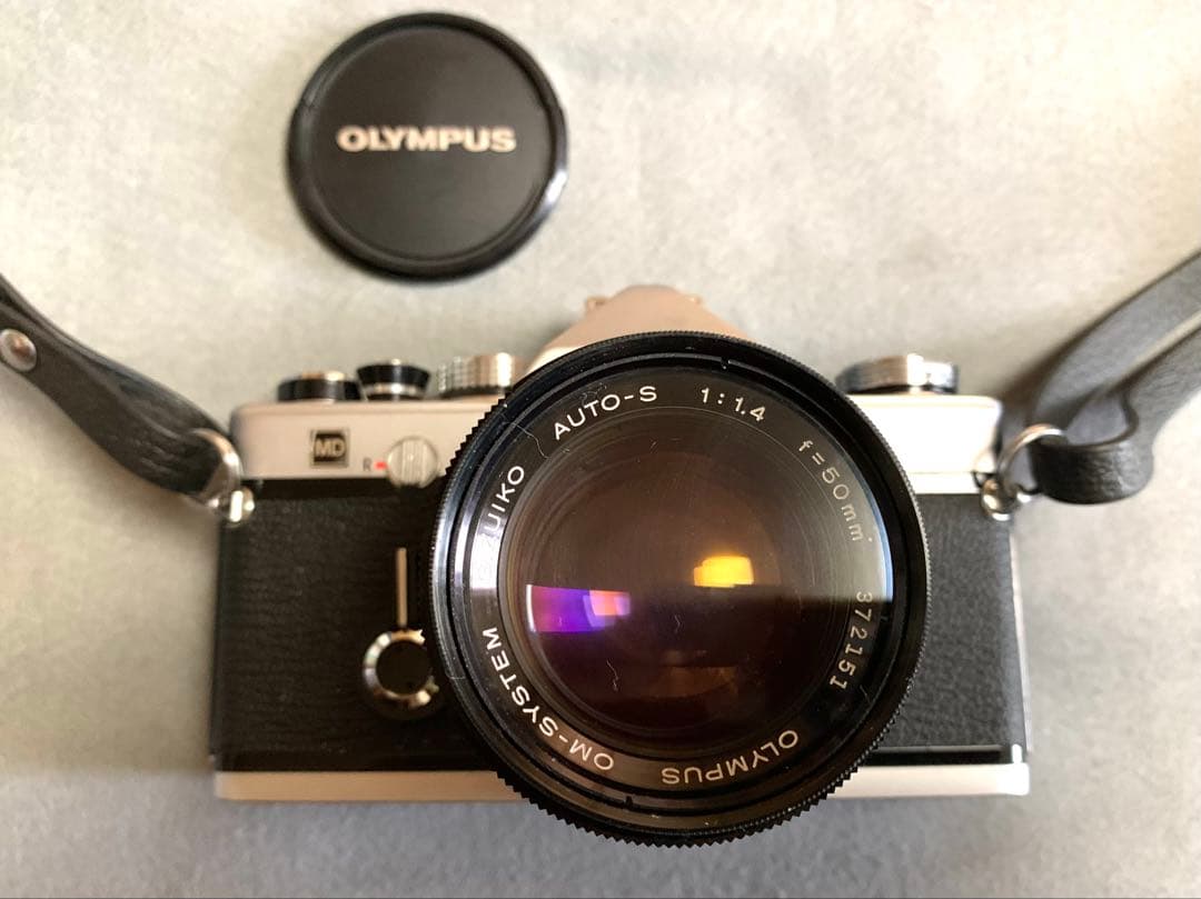 再々値下げ　ワンオーナー　オリンパスOM-1MD+標準50mm+ケース+ストロボ