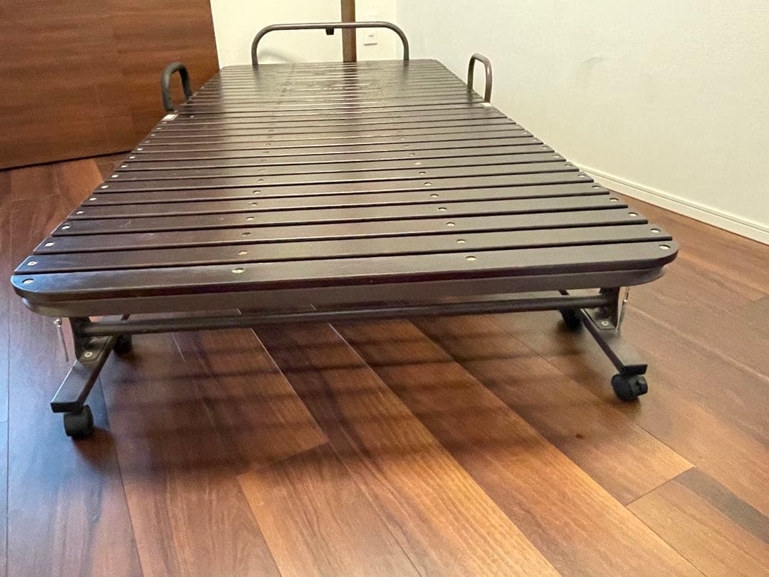 【送料込】折りたたみ桐スノコベッド BD30-77