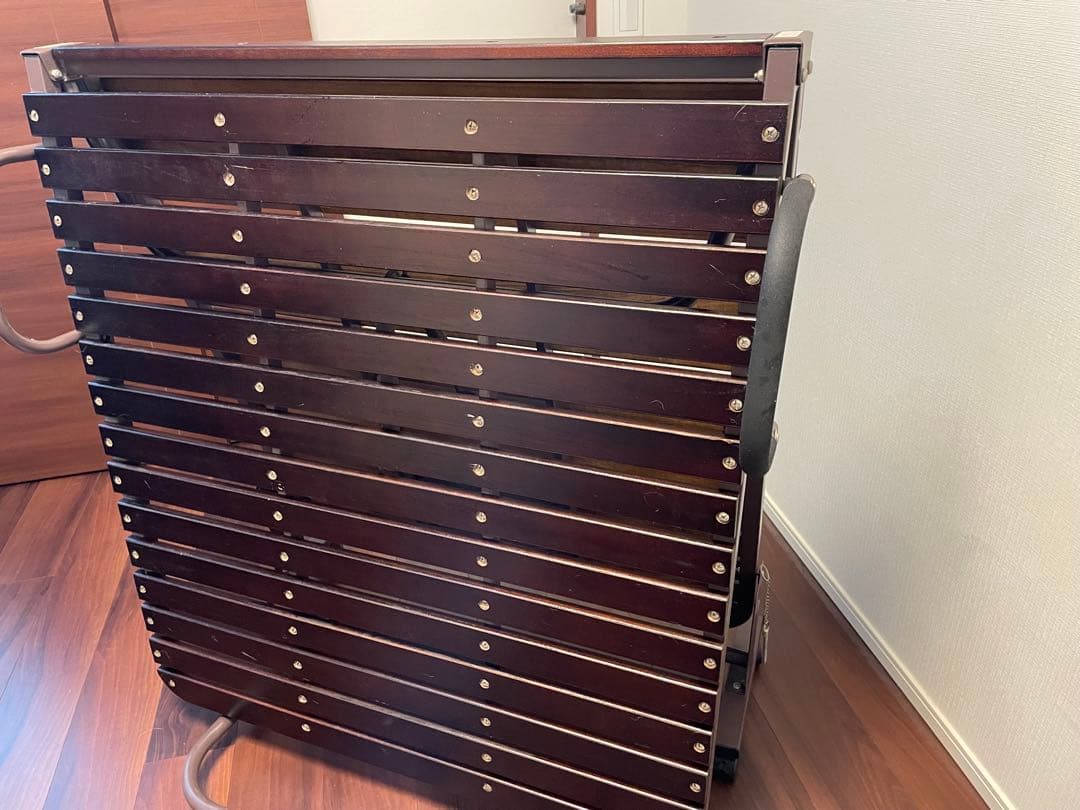 【送料込】折りたたみ桐スノコベッド BD30-77