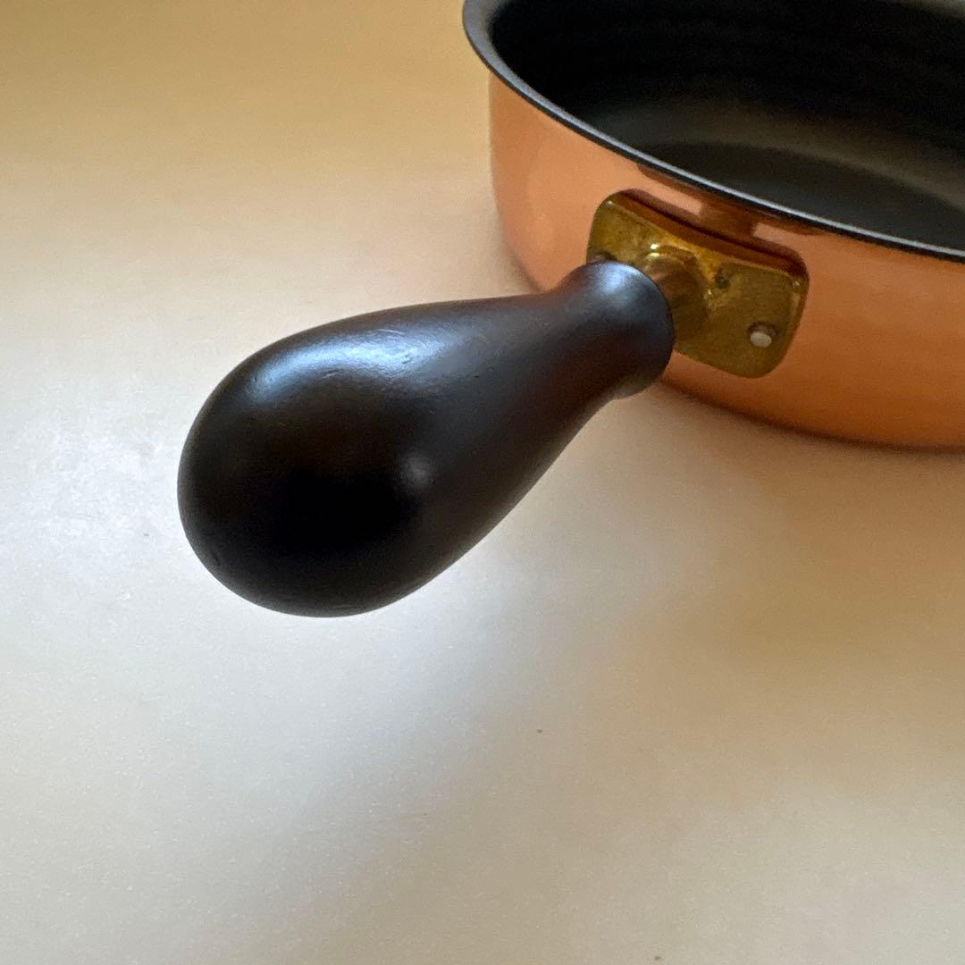 新光金属　フッ素加工　 銅製フライパン 新光堂 日本製 純銅 21㎝