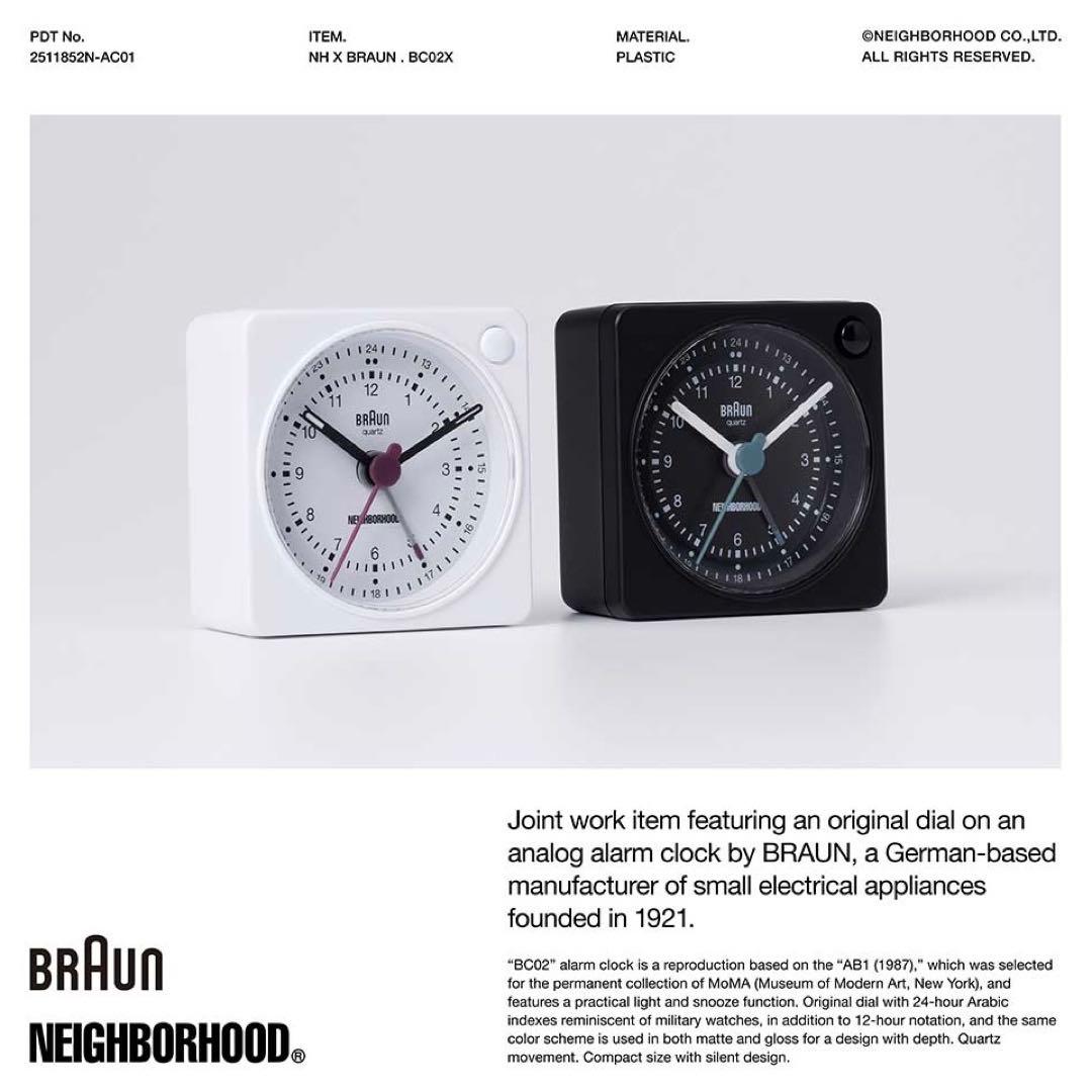 新品 完売 ネイバーフッド NH × BRAUN . BCO2X WHITE 白