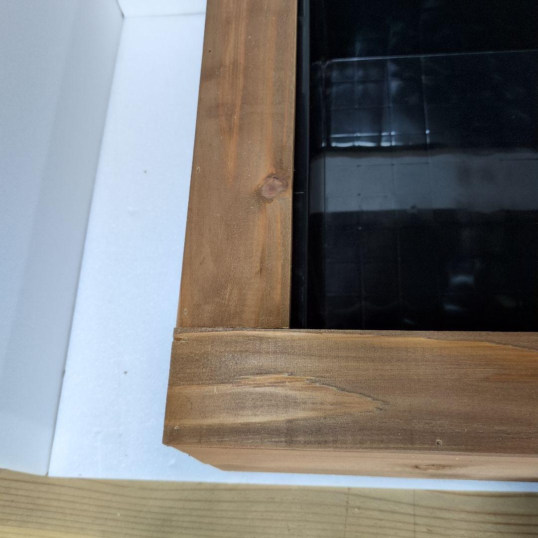 NV22 杉板カバーセット　オーバーフロー加工　木枠　ビオトープ　メダカ