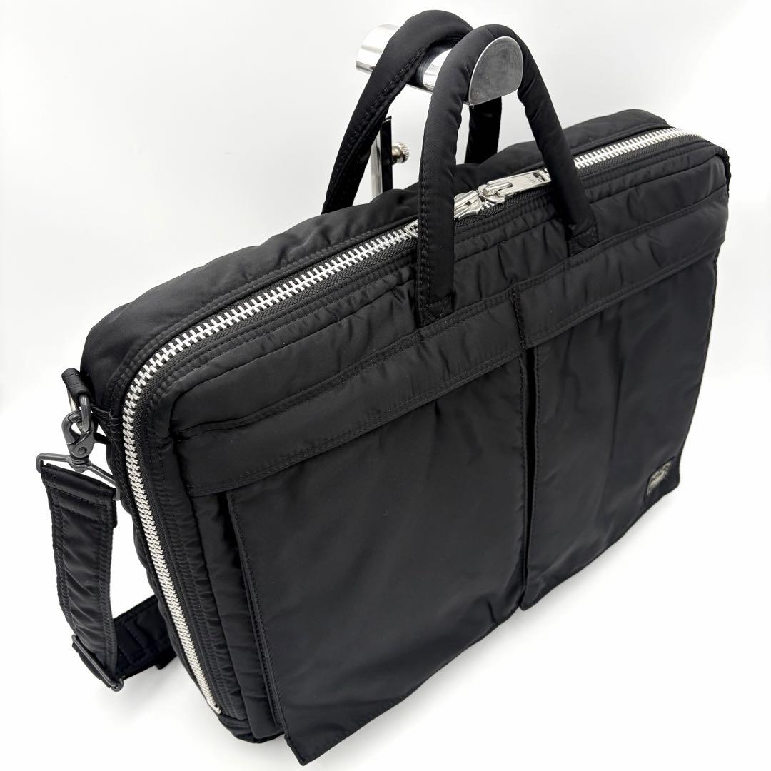 ポーター タンカー 2way ブリーフケース 黒 ナイロン 軽量 多機能 廃盤