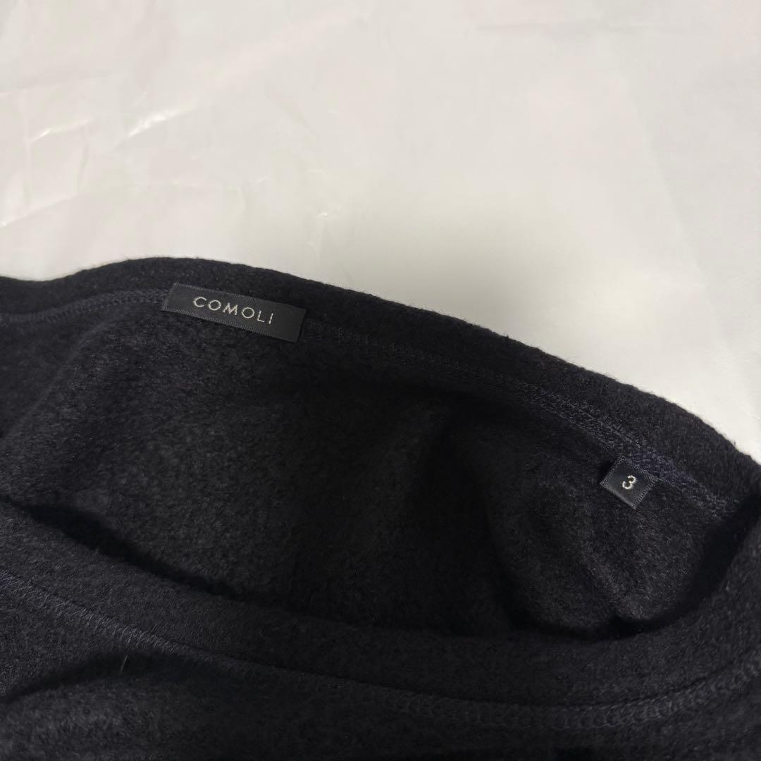 トップス COMOLI 22AW SILK FLEECE CREWNECK size3