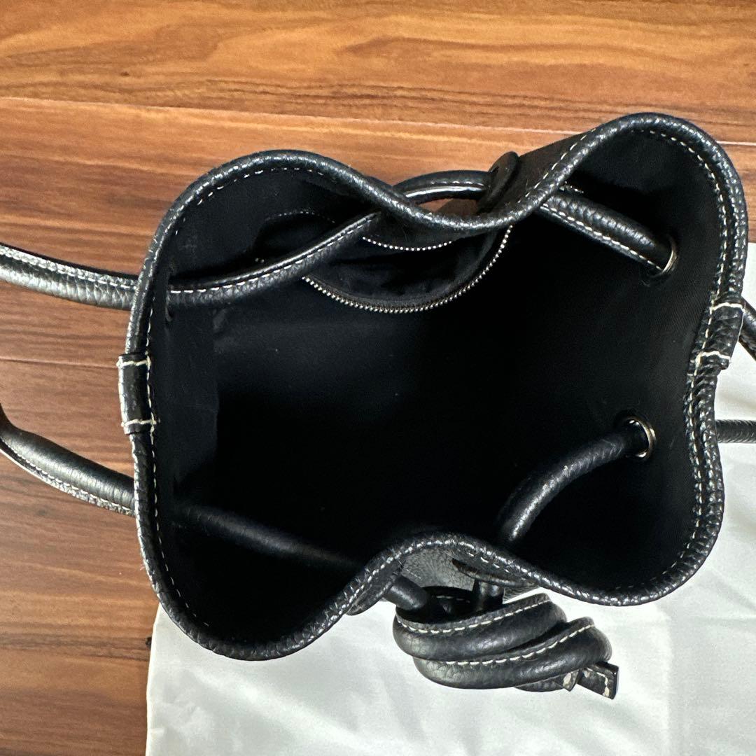 vasic bond mini 黒　ショルダーバッグ 巾着