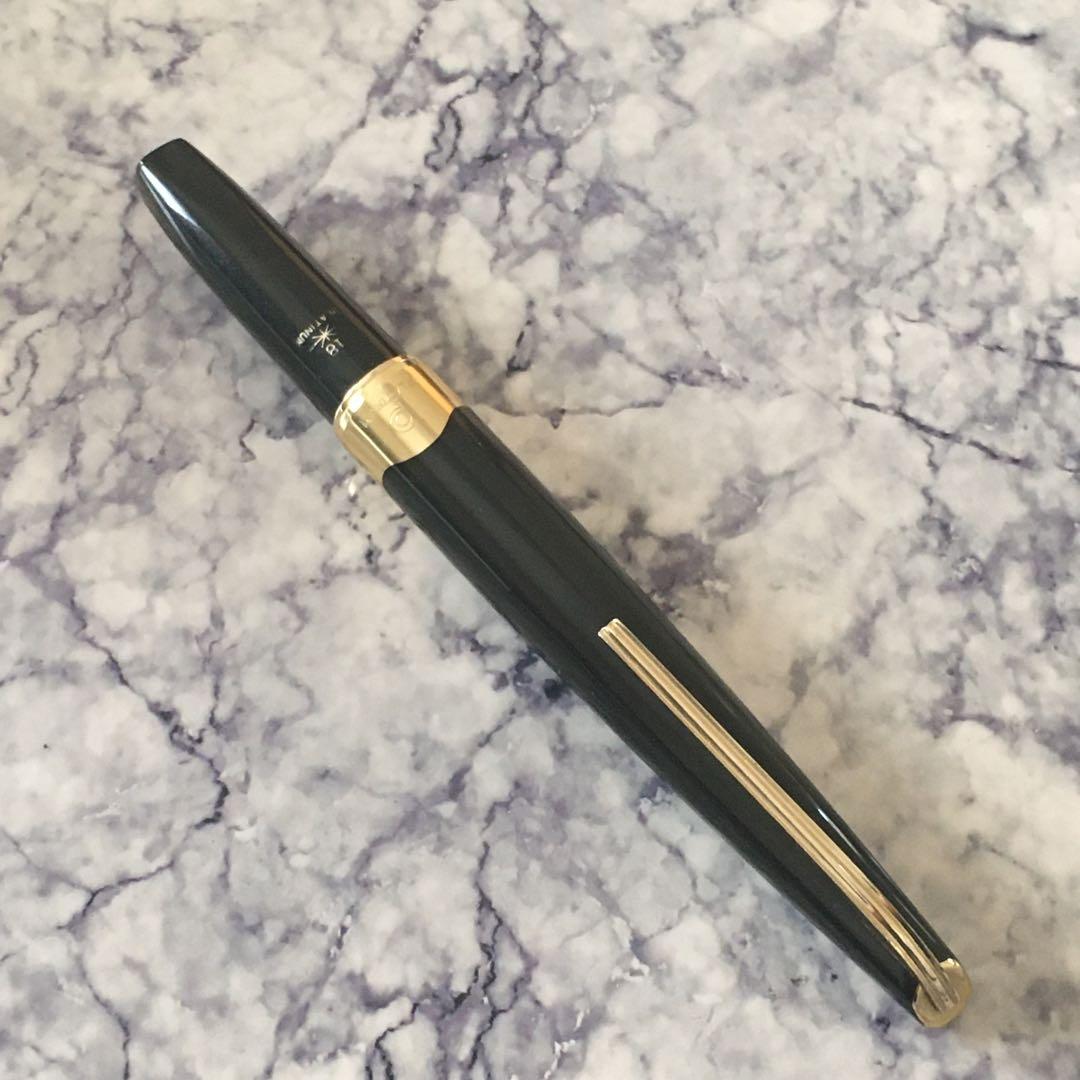 #0151 オーバーホール済み 万年筆 PLATINUMプラチナ 18k