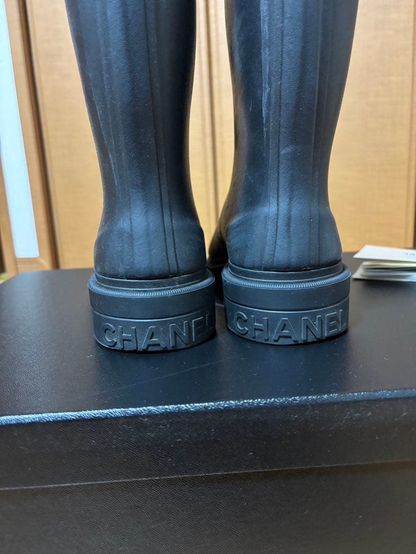 本日限定価格　CHANEL ブラック 長靴　サイズ36