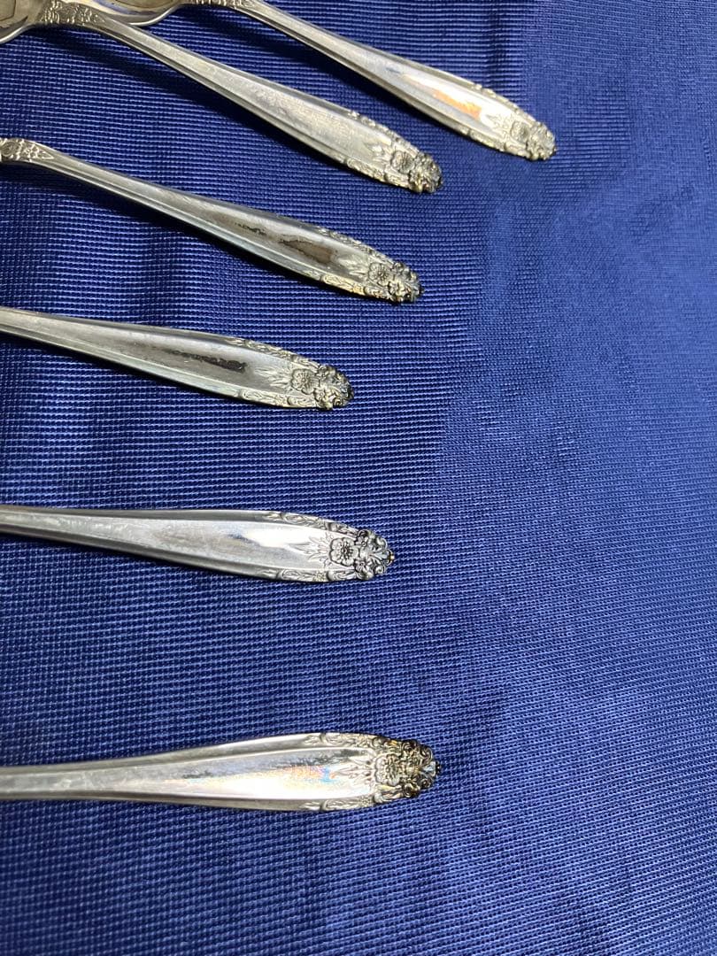 純銀製スプーン6本