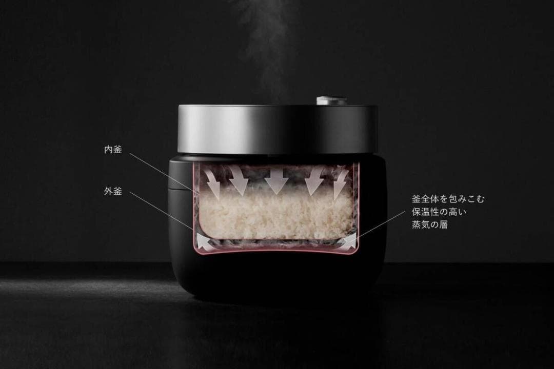 BALMUDA The Gohan K08A-WH ザ・ゴハン ホワイト 3合