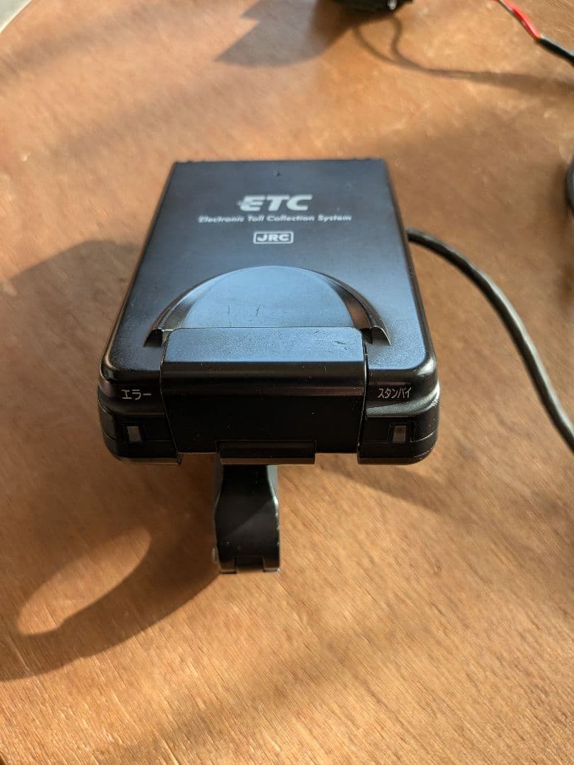 バイク用アンテナ一体型ETC　JRM12