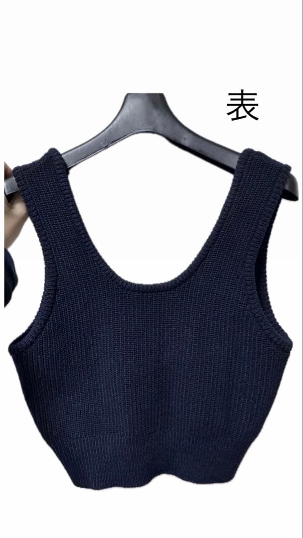 クラネ/BUSTIER SET KNIT CARDIGAN