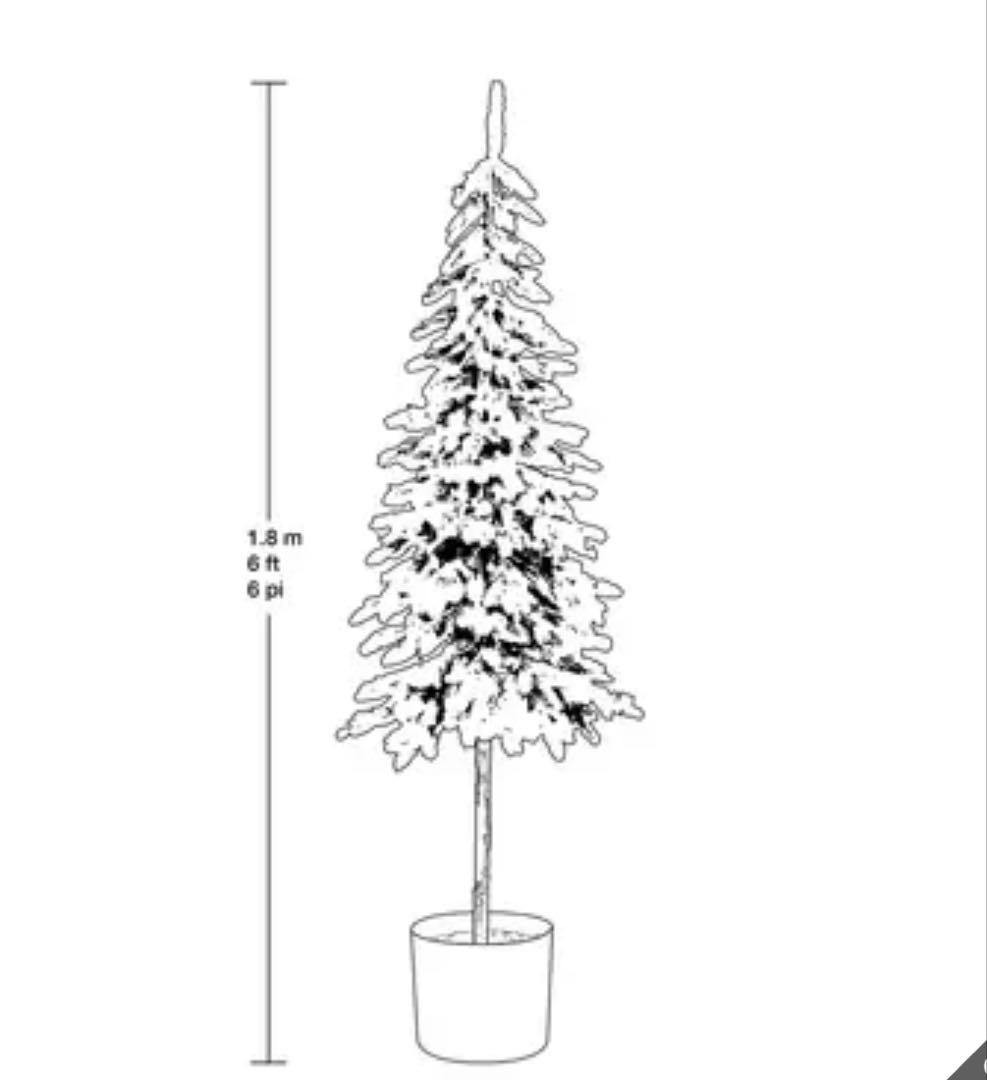 LEDライト付きノルディックツリー クリスマスツリー