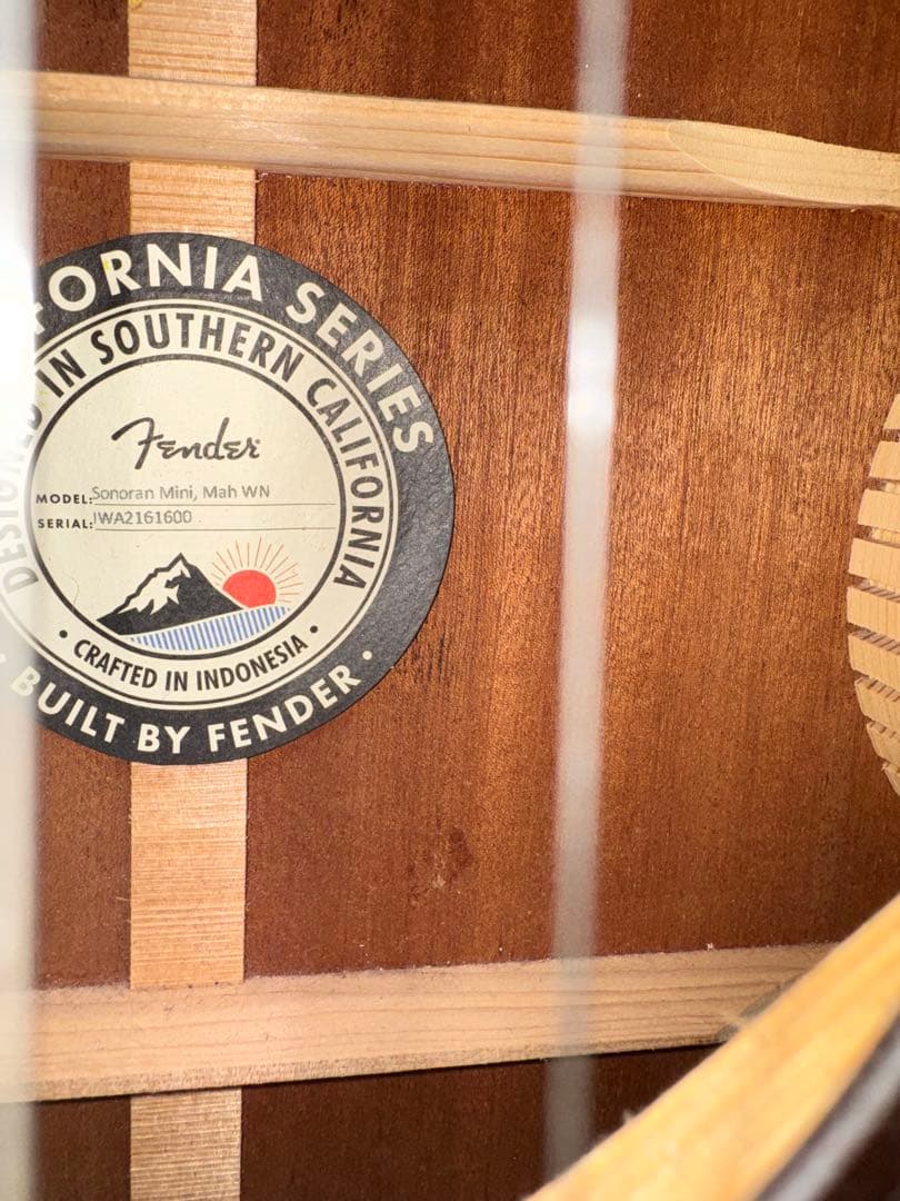 Fender Sonoran Mini アコースティックギター
