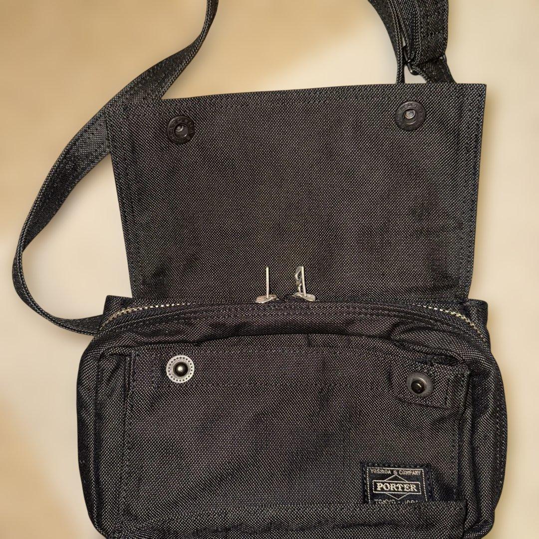 美品 PORTER SMOKY スモーキー ショルダーバッグ お財布バッグ