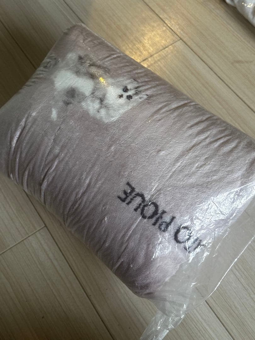 GELATO PIQUE SLEEP CAT柄　プリント毛布　ブランケット