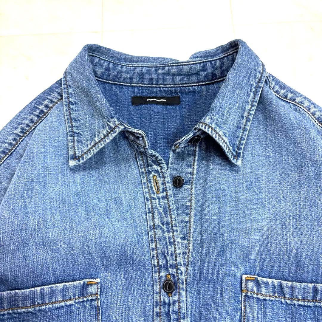 KIRA KIRA です★美品★ ライトオンスデニムクロップドシャツ