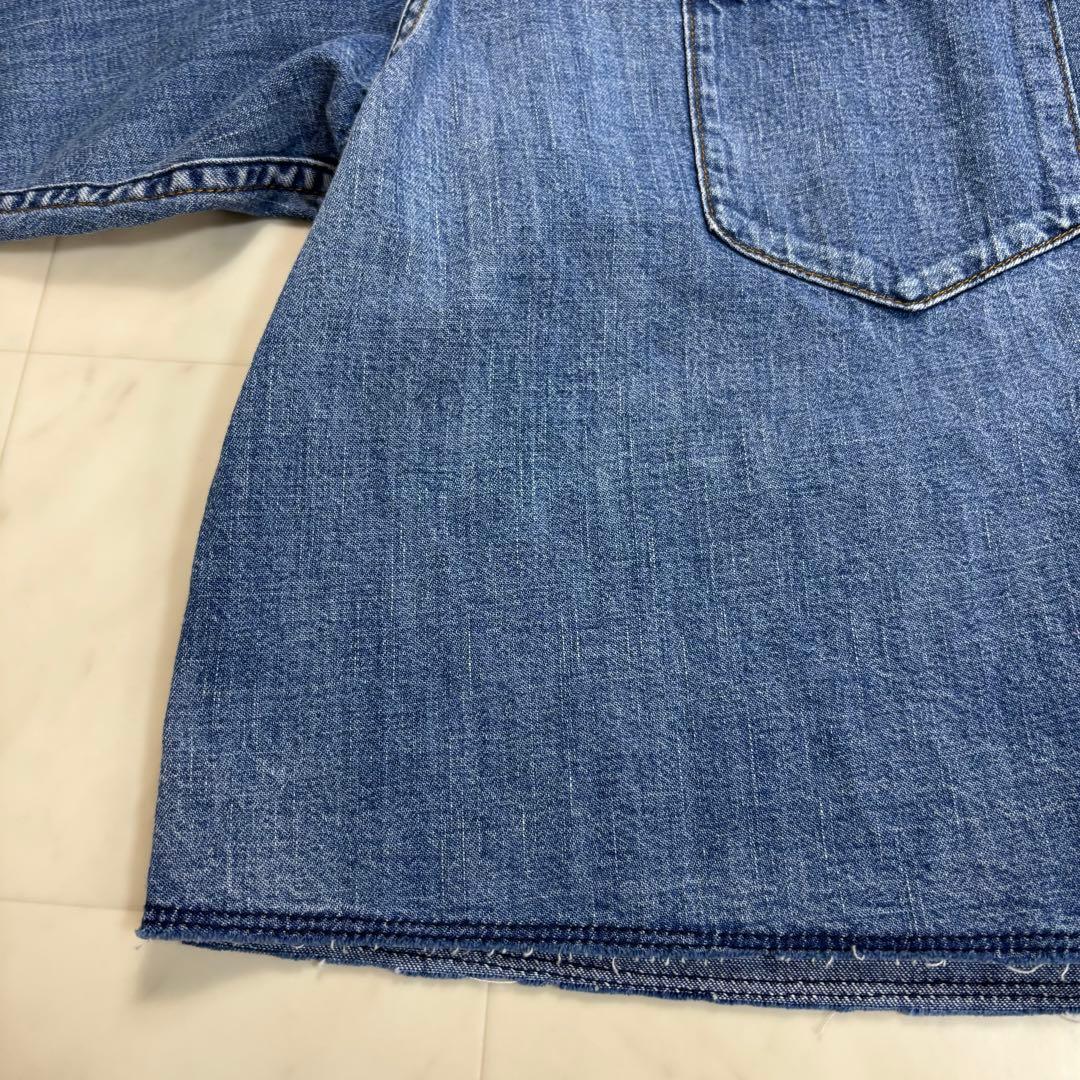 KIRA KIRA です★美品★ ライトオンスデニムクロップドシャツ