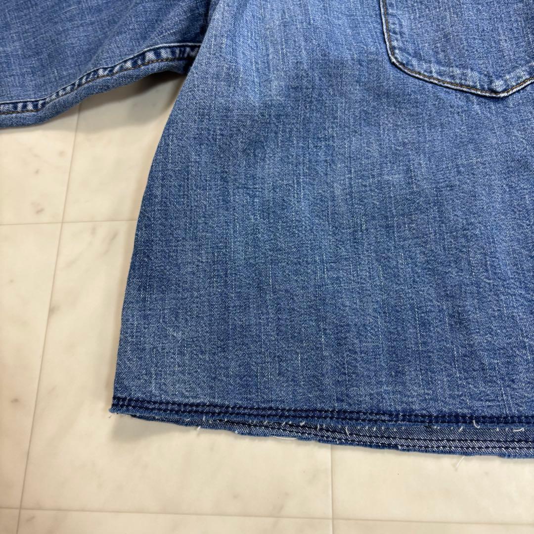 KIRA KIRA です★美品★ ライトオンスデニムクロップドシャツ