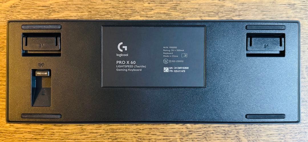 【未使用】Logicool ProX 60 ブラック