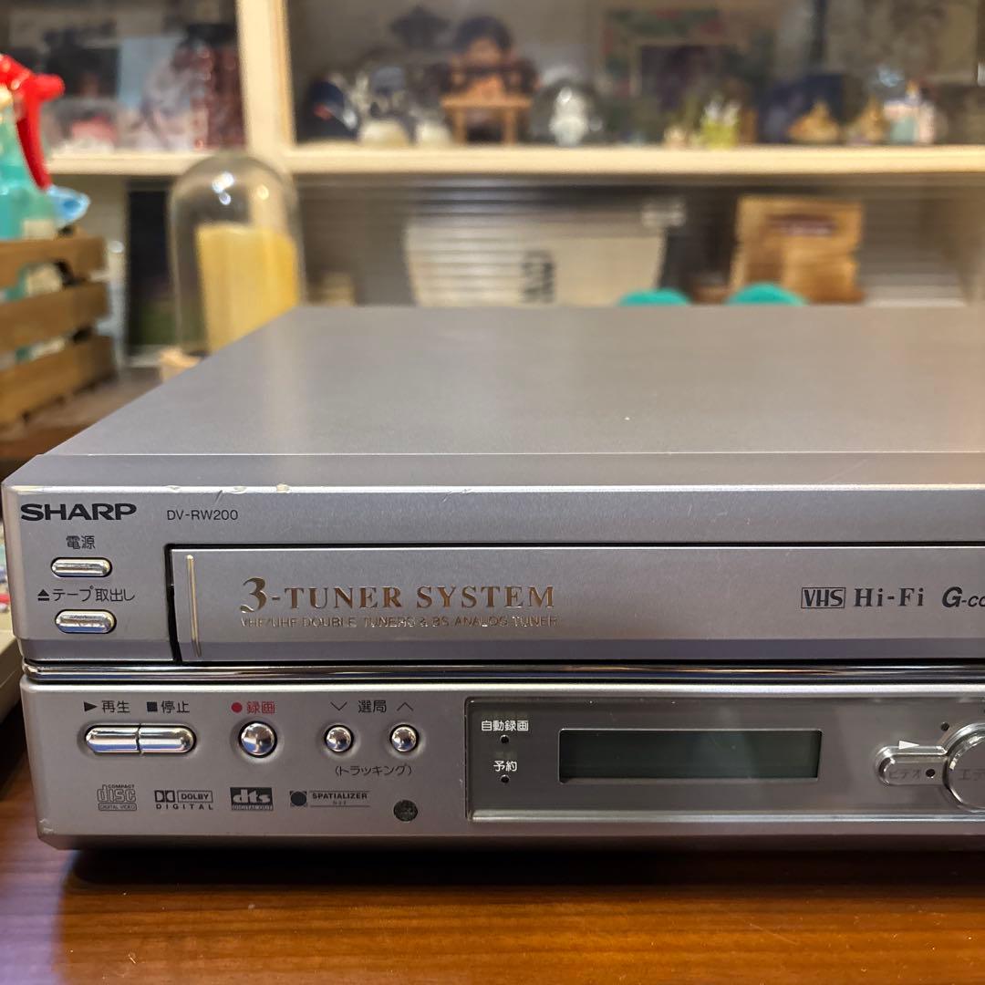SHARPビデオ一体型DVDレコーダーDV-R W200