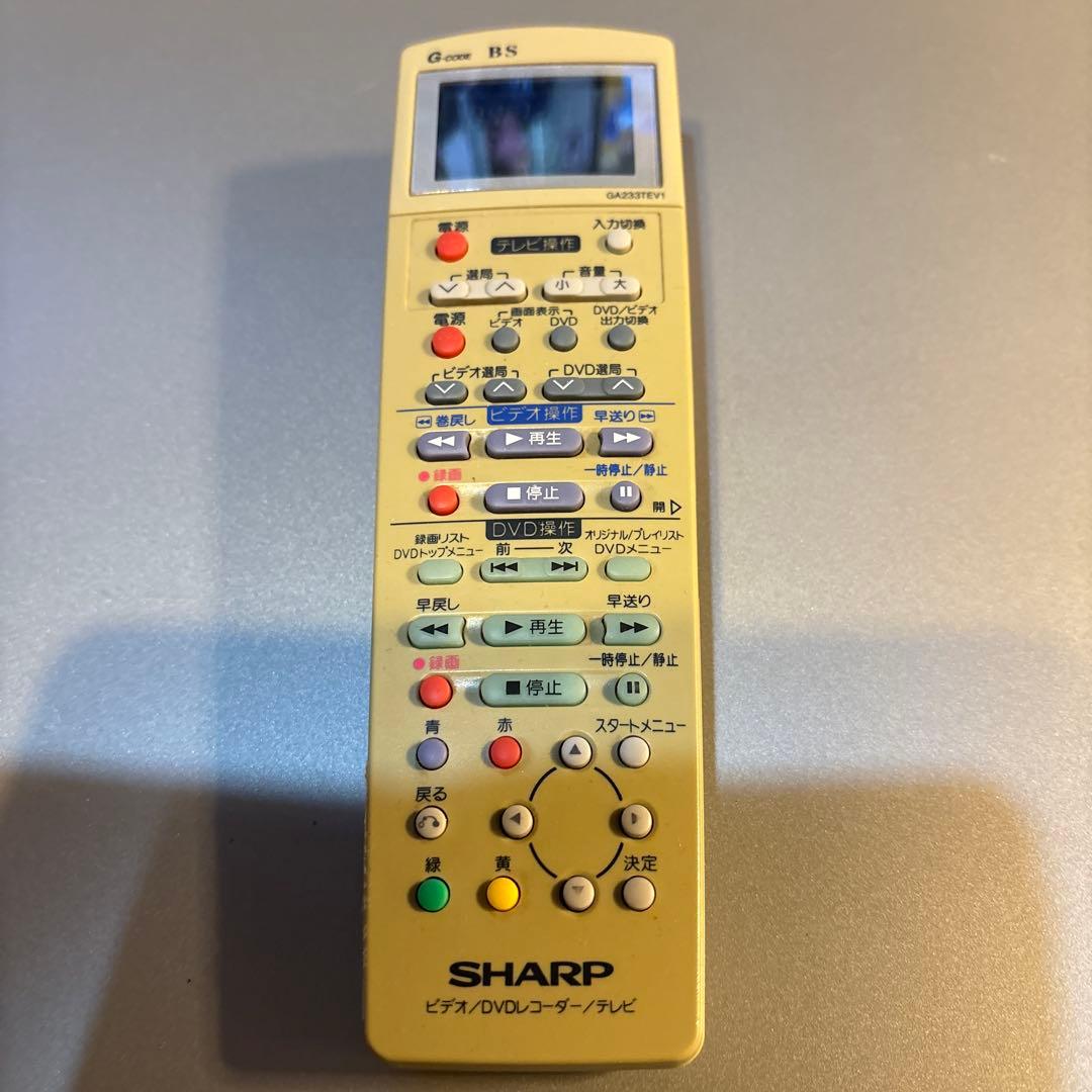 SHARPビデオ一体型DVDレコーダーDV-R W200