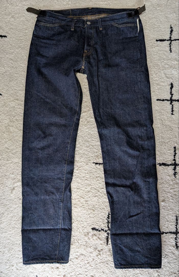 ジュンヤワタナベ リーバイス ダブルネーム 脇割り セルビッジ