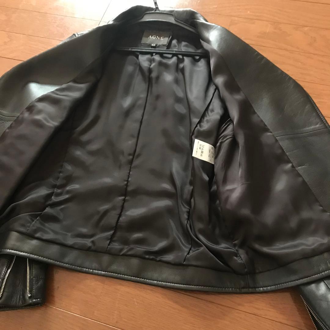 羊革　ライダージャケット