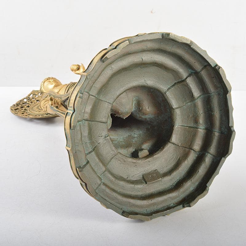 大仏師　松久宗琳作　ブロンズ　瑠璃観音像　仏像　高さ約35.5cm　HR5873