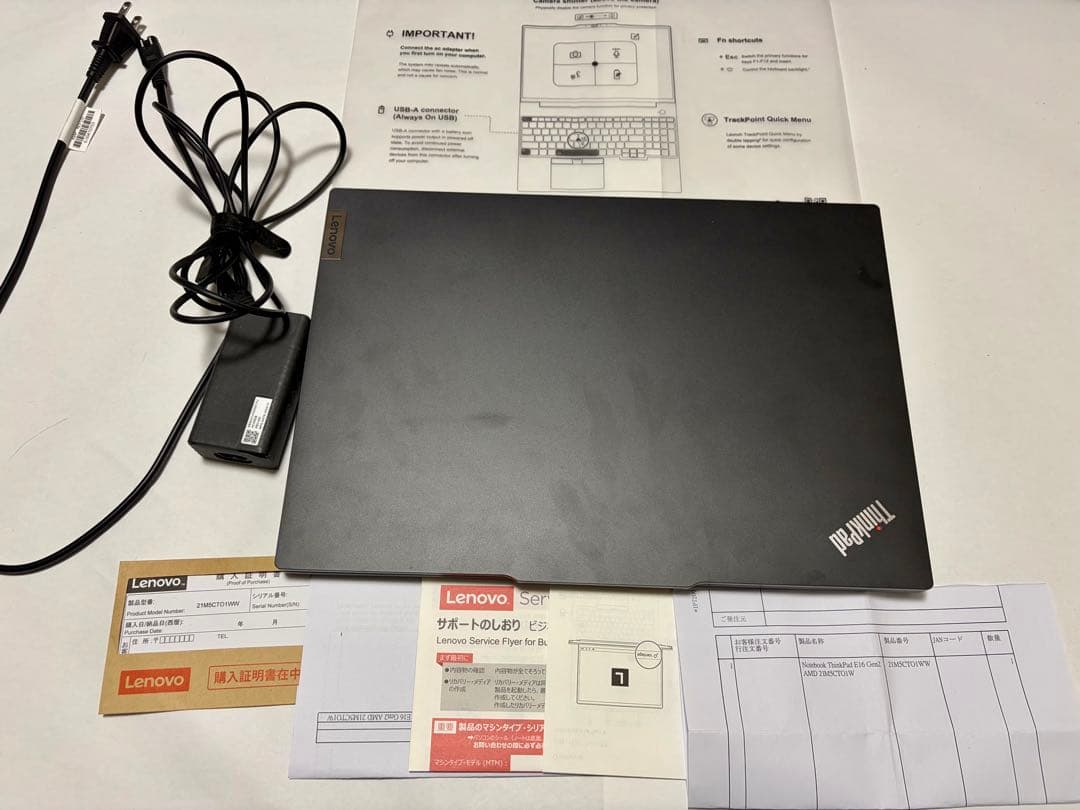 Windowsノート本体 Notebook ThinkPad E16 Gend AMD