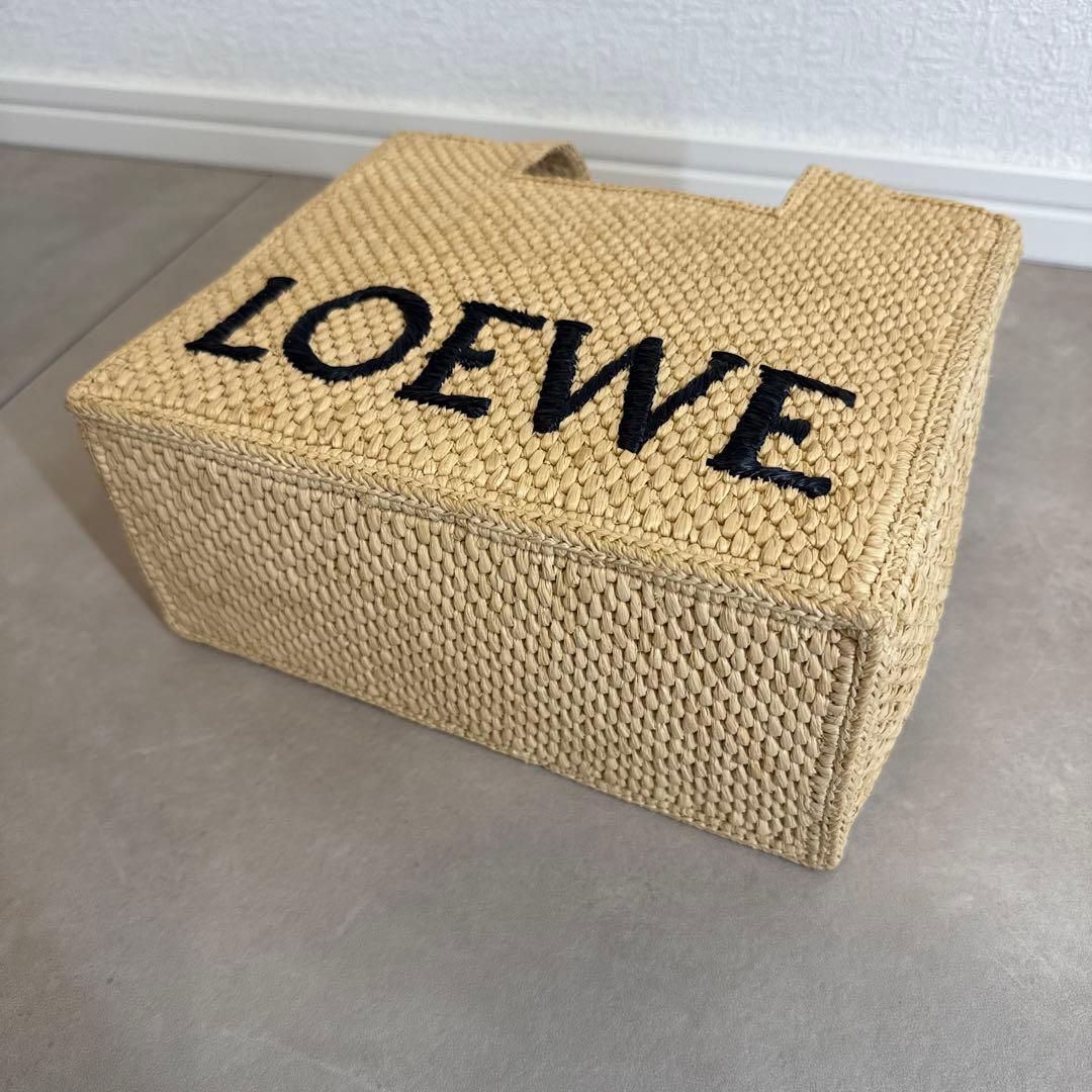 【新品未使用】ロエベフォント トート ミニ（ラフィア）