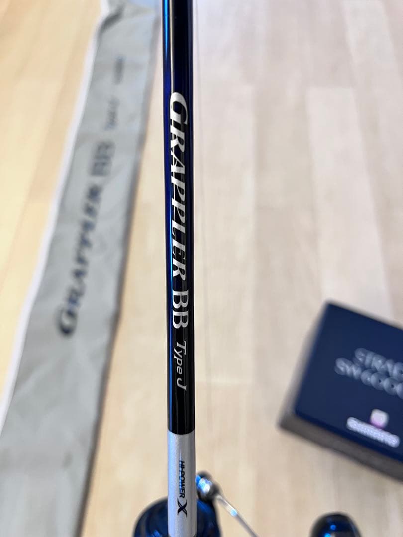 シマノグラップラー BBロッド & Stradic SW6000HGリールセット