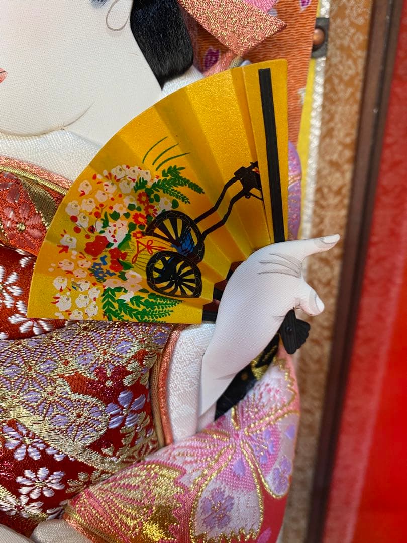 東京久月　羽子板　ガラスケース１３号・間口約２５×奥行約２３×高さ約４８㎝