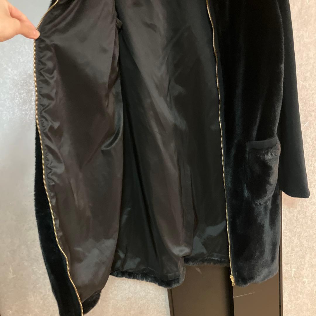 定価6万　【美品】VICKY ネイビー 3wayモッズコート ファーライナー付き