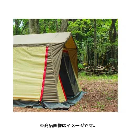 【新品】 オガワキャンパル ロッジシェルターII ブラウン×サンド×レッド