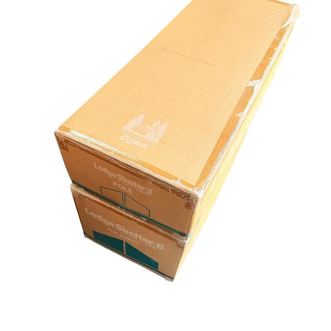 【新品】 オガワキャンパル ロッジシェルターII ブラウン×サンド×レッド