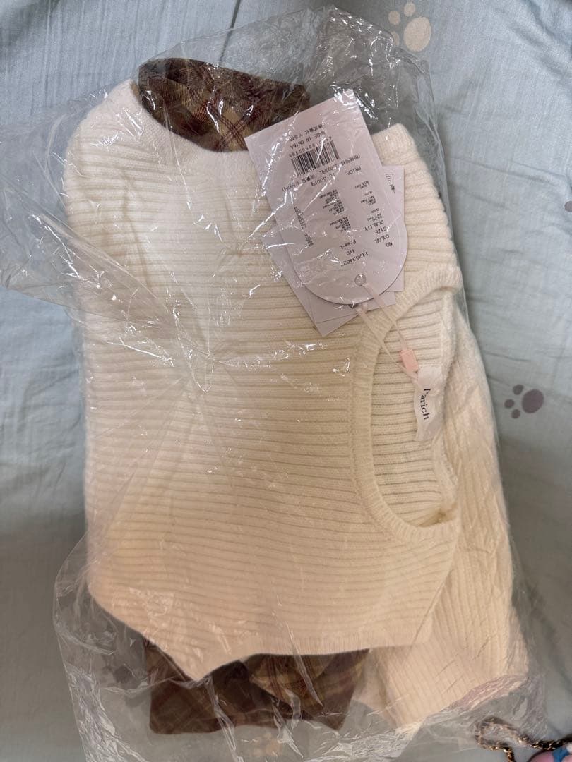 ドッキングミドルウエストニットミニワンピース darich FL