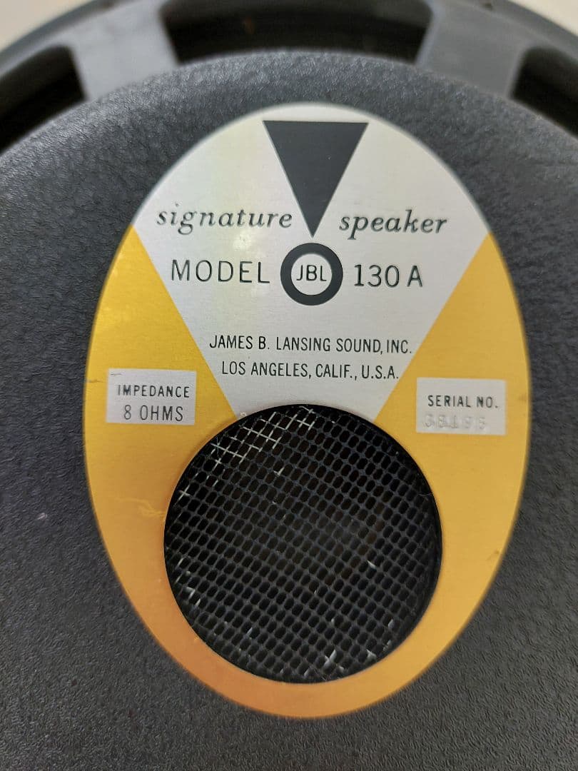 JBL 130Aペア38cmウーハーユニット美品