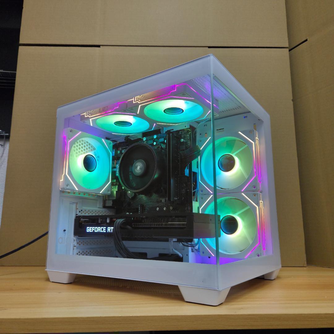 新品ケースゲーミングPC★RTX4060Ti/Ryzen 7/SSD512GB②