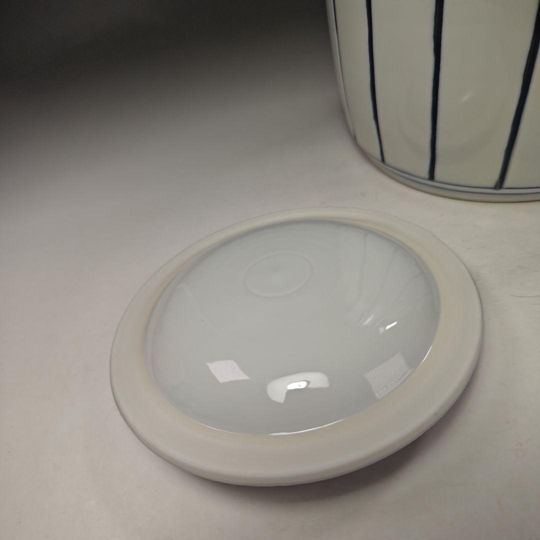 イ702 水指『中村春暁造』『染付桶側　水指　共箱』茶道具