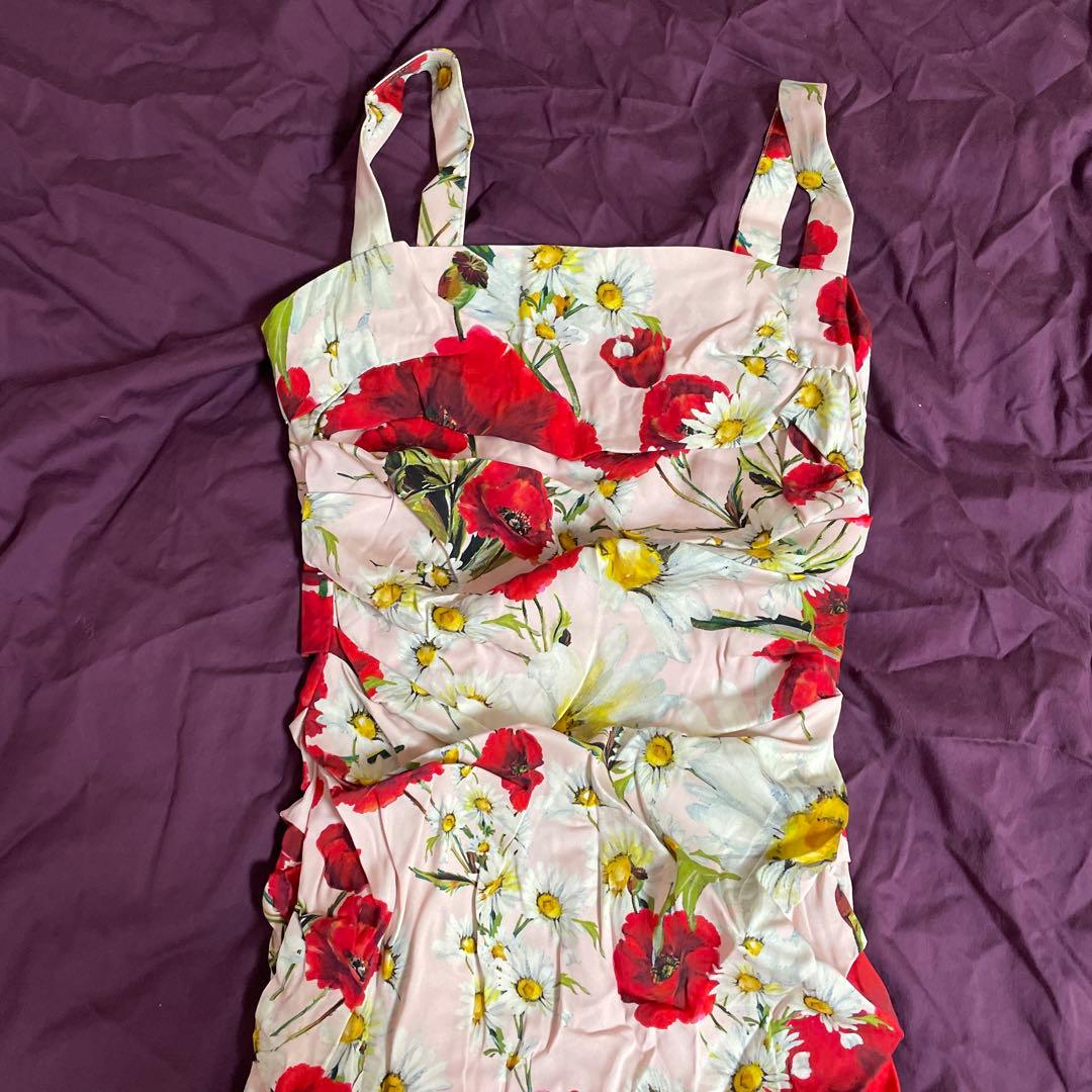 花柄ミニワンピース