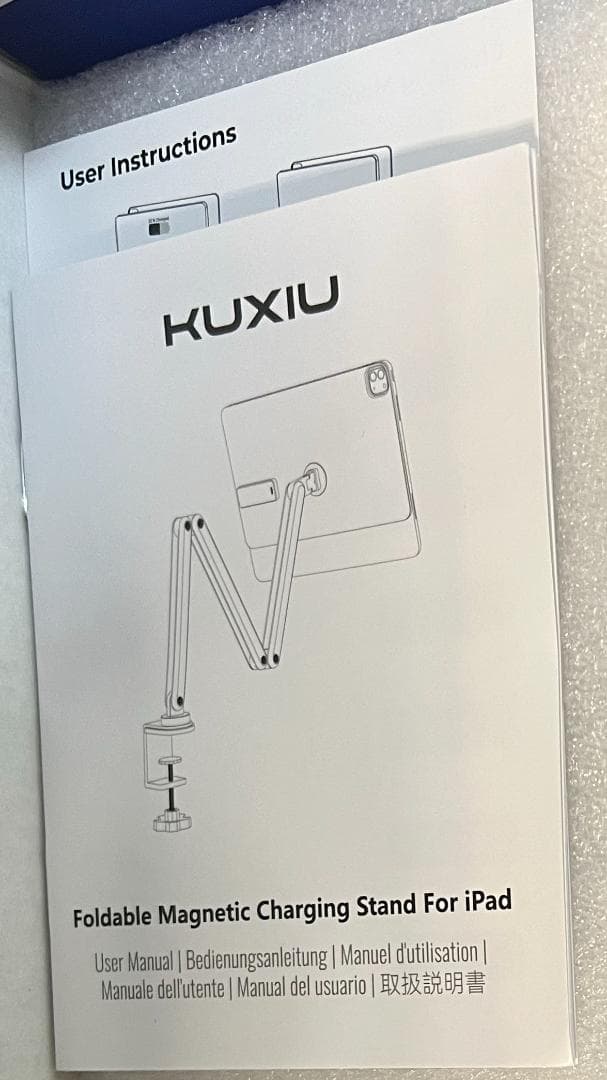 新品 iPad Pro 13 M4 マグネット 充電アルミスタンド 卓上360度