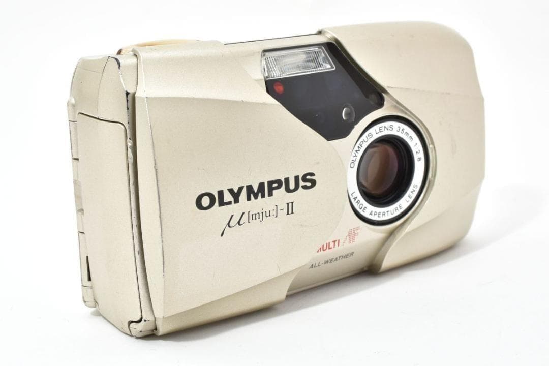 【希少】 OLYMPUS オリンパス μ-II コンパクト フィルムカメラ