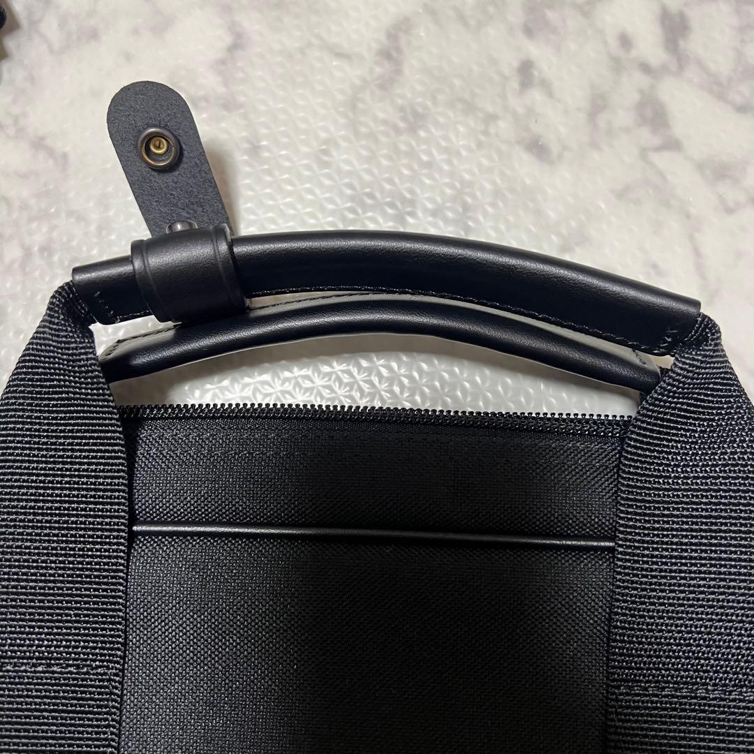 未使用品　ポーター　ビジネスバック　キャンバス　レザー　黒A4収納可