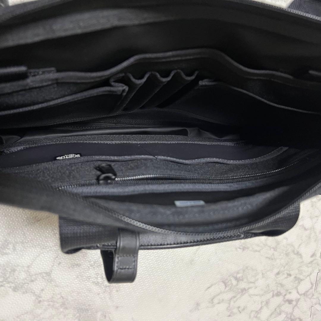 未使用品　ポーター　ビジネスバック　キャンバス　レザー　黒A4収納可