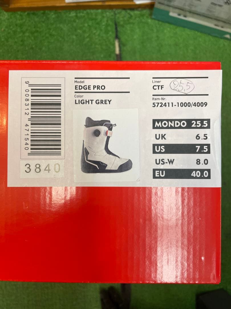 DEELUXE EDGE PRO スノーボードブーツ25.5cm新品　CTF