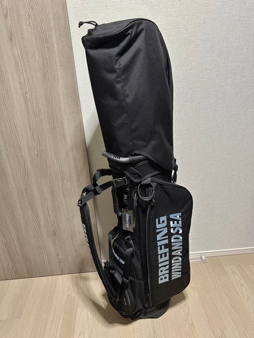 《早い者勝ち》BRIEFING&WIND AND SEAゴルフバッグ／サックス