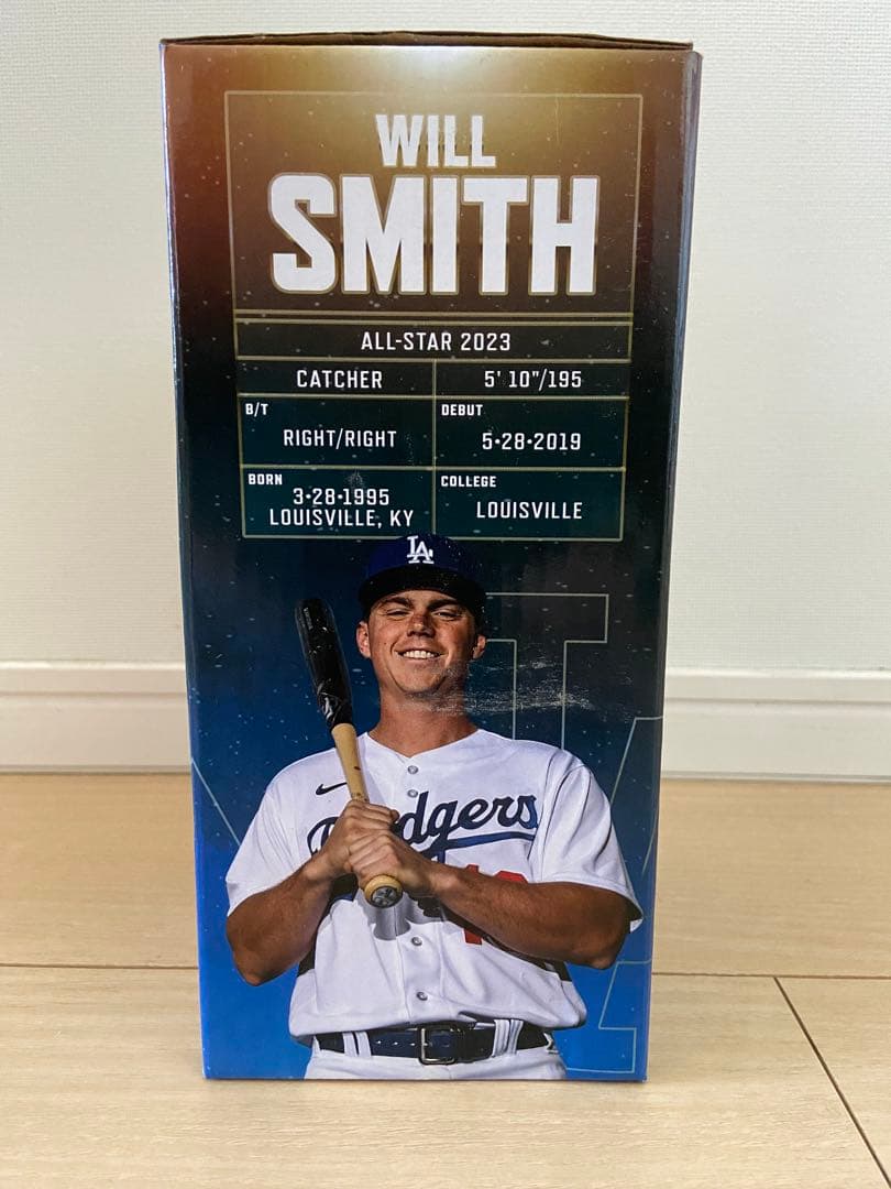 話題のウィル・スミス（Will Smith）ドジャース公式バブルヘッド登場！