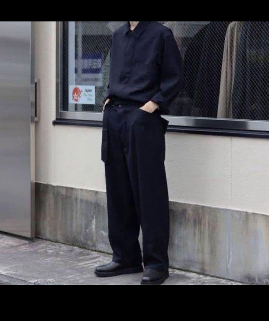 COMOLI / コモリ　ウールギャバ オールインワン2 美品