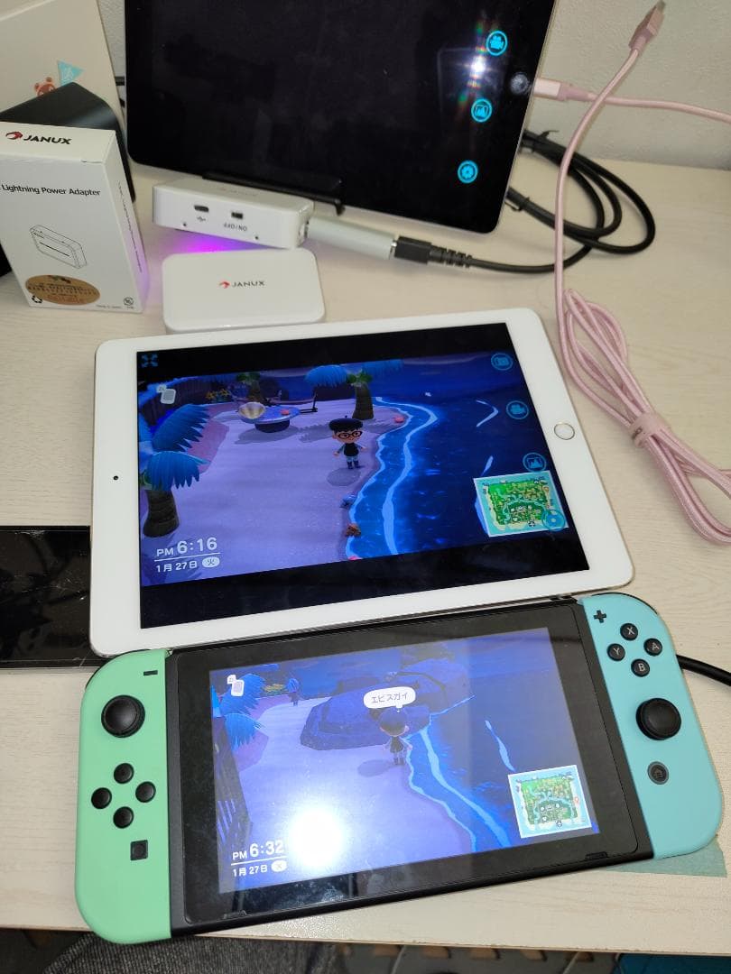 古いiPadをSwitchモニターに｜TV不要｜HDMIキャプチャー付きセット