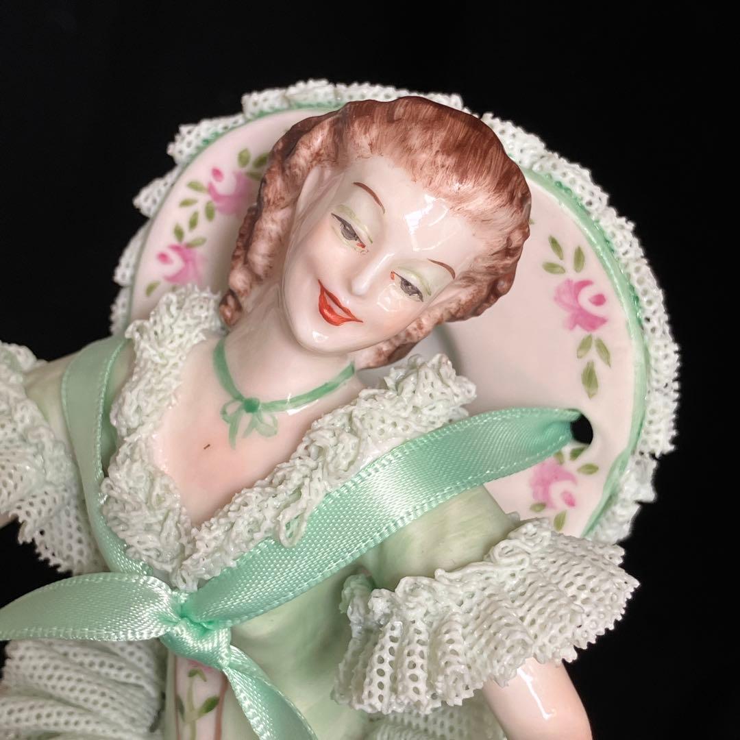 【匿名配送/希少】アイリッシュドレスデン/フィギュリン/エメラルドコレクション